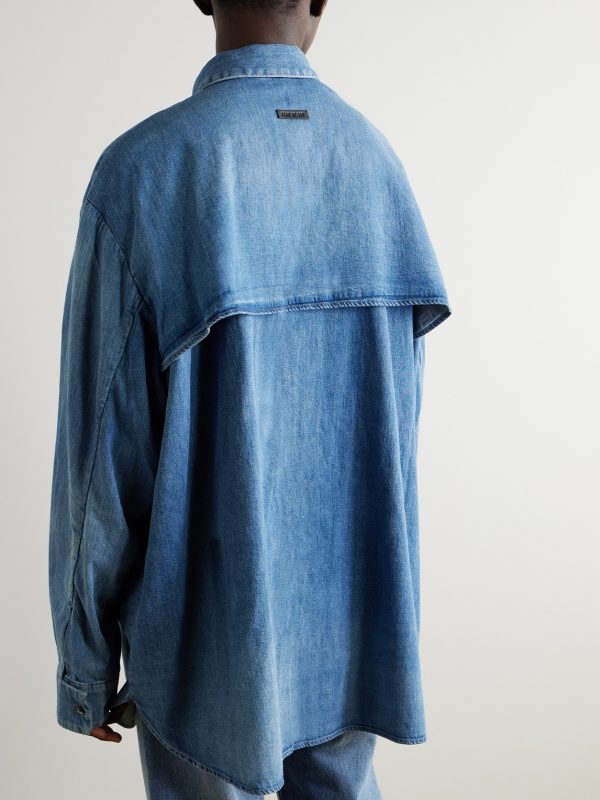 Oversized Denim Shirt - BK