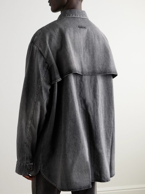 Oversized Denim Shirt - BK