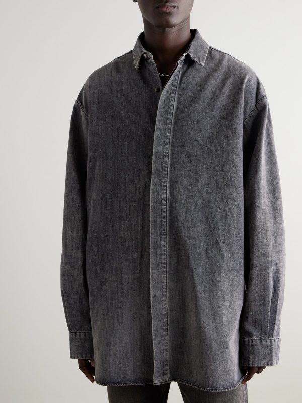 Oversized Denim Shirt - FR