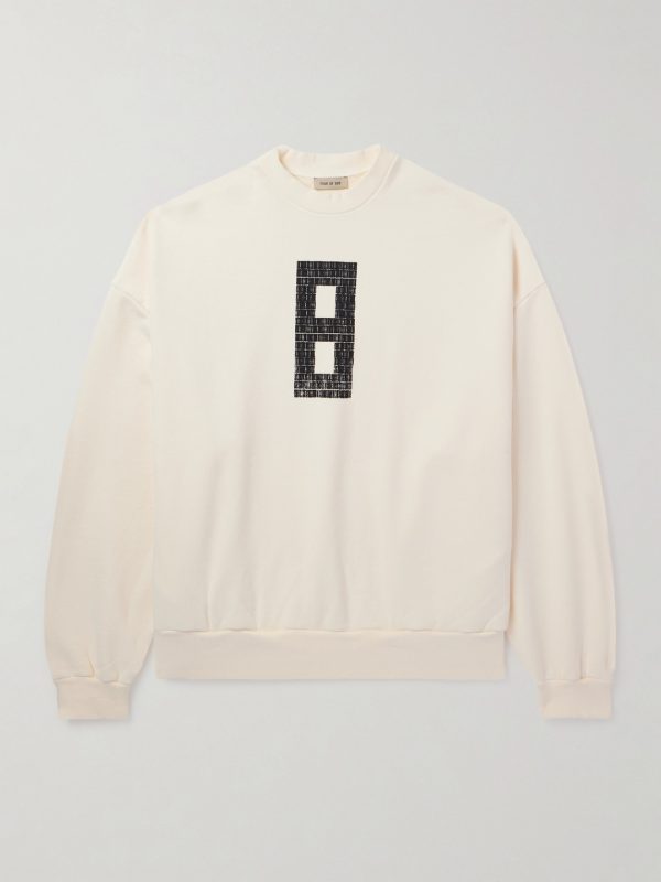 Printed Cotton-Jersey Sweatshirt