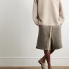 Logo-Appliquéd Ribbed Virgin Wool Sweater - OU Logo-Appliquéd Ribbed Virgin Wool Sweater - OU