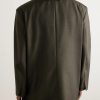 Oversized Logo-Appliquéd Double-Breasted Wool and Silk-Blend Suit Jacket - BK Oversized Logo-Appliquéd Double-Breasted Wool and Silk-Blend Suit Jacket - BK
