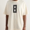8 Oversized Logo-Print Cotton-Jersey T-Shirt - FR 8 Oversized Logo-Print Cotton-Jersey T-Shirt - FR