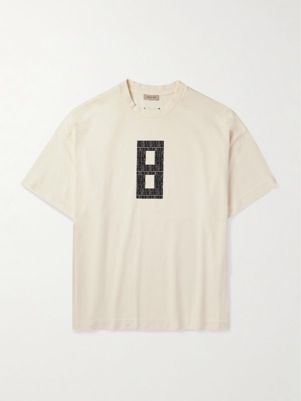 8 Oversized Logo-Print Cotton-Jersey T-Shirt 8 Oversized Logo-Print Cotton-Jersey T-Shirt