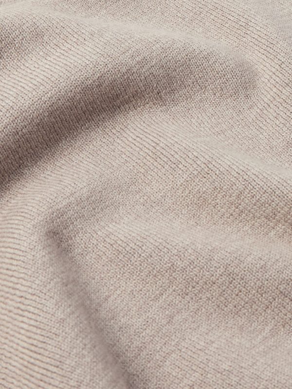 Logo-Appliquéd Merino Wool Hoodie - CU
