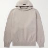 Logo-Appliquéd Merino Wool Hoodie