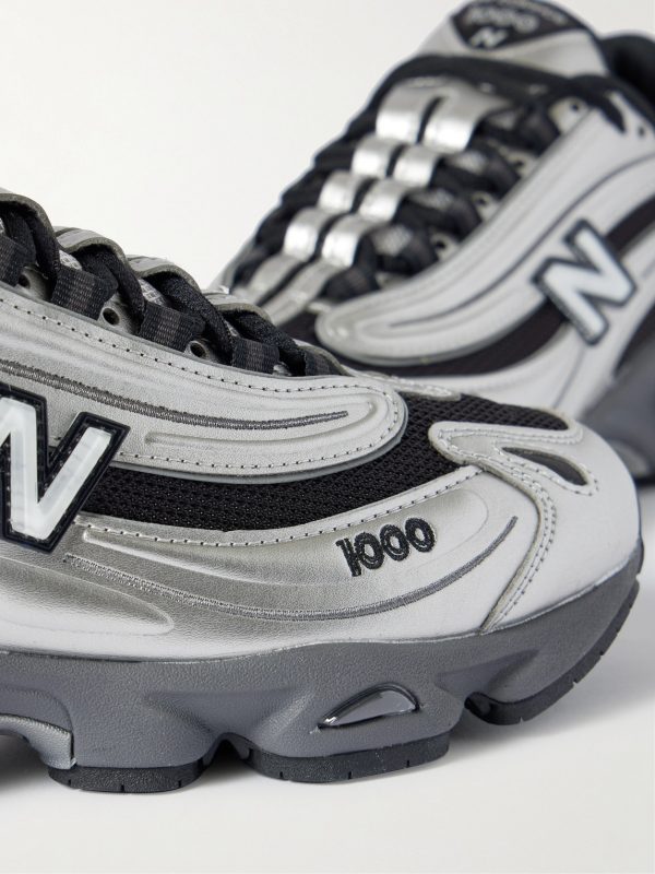1000 Leather and Mesh Sneakers - CU