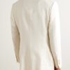 Irving Slim-Fit Unstructured Wool, Silk and Linen-Blend Twill Suit Jacket - BK