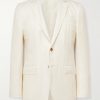 Irving Slim-Fit Unstructured Wool, Silk and Linen-Blend Twill Suit Jacket