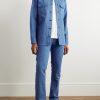 Everly Cotton and Linen-Blend Chambray Overshirt - OU Everly Cotton and Linen-Blend Chambray Overshirt - OU