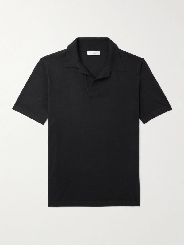 Stendhal Merino Wool Polo Shirt
