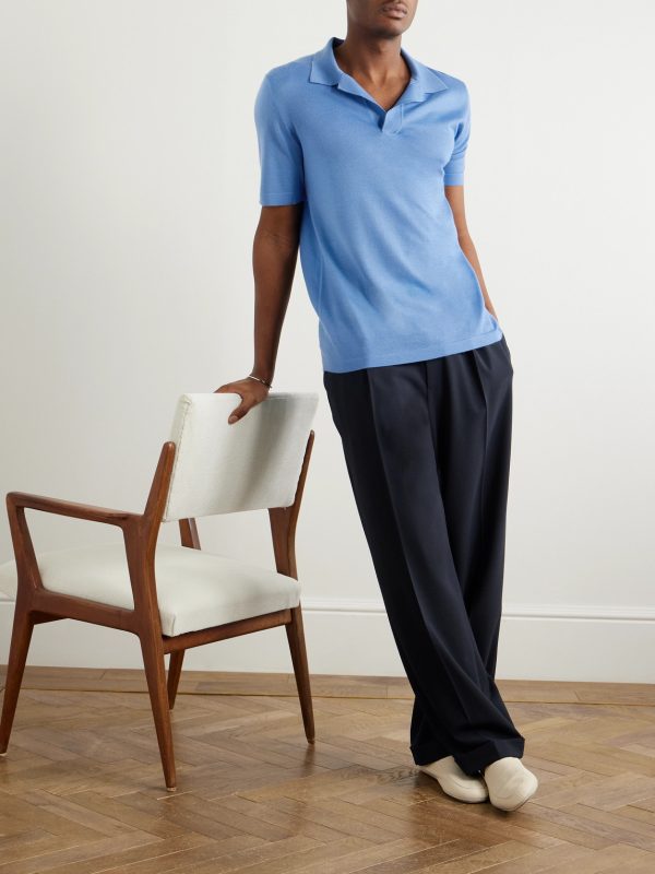 Stendhal Cashmere Polo Shirt - OU Stendhal Cashmere Polo Shirt - OU