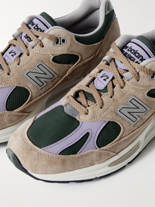 991v2 Suede, Leather and Mesh Sneakers - CU 991v2 Suede, Leather and Mesh Sneakers - CU