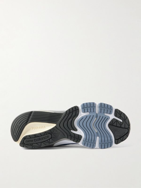 990v6 Leather-Trimmed Suede and Mesh Sneakers - E1 990v6 Leather-Trimmed Suede and Mesh Sneakers - E1