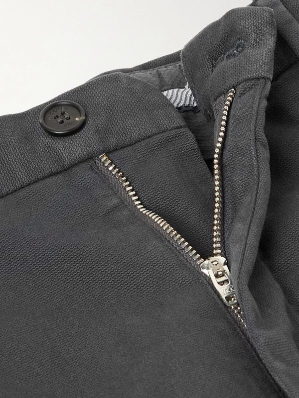 Venezia 1951 Slim-Fit Pleated Stretch-Cotton Trousers - E1 Venezia 1951 Slim-Fit Pleated Stretch-Cotton Trousers - E1