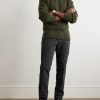 Venezia 1951 Slim-Fit Pleated Stretch-Cotton Trousers - OU Venezia 1951 Slim-Fit Pleated Stretch-Cotton Trousers - OU
