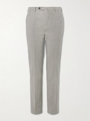 Venezia 1951 Slim-Fit Pleated Checked Wool Trousers Venezia 1951 Slim-Fit Pleated Checked Wool Trousers