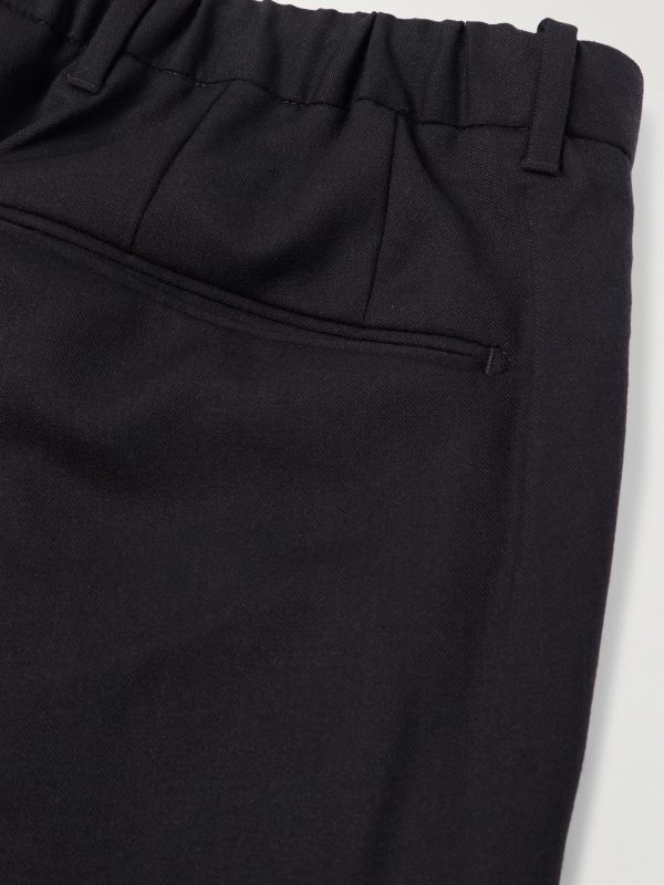 Venezia 1951 Slim-Fit Wool-Blend Tekno Flannel Trousers - CU Venezia 1951 Slim-Fit Wool-Blend Tekno Flannel Trousers - CU