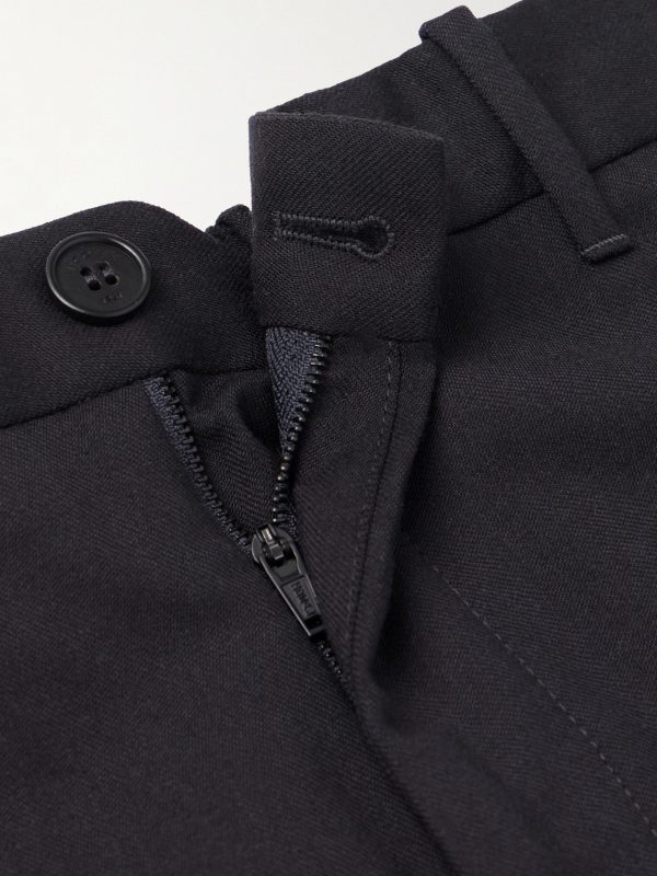 Venezia 1951 Slim-Fit Wool-Blend Tekno Flannel Trousers - E1 Venezia 1951 Slim-Fit Wool-Blend Tekno Flannel Trousers - E1