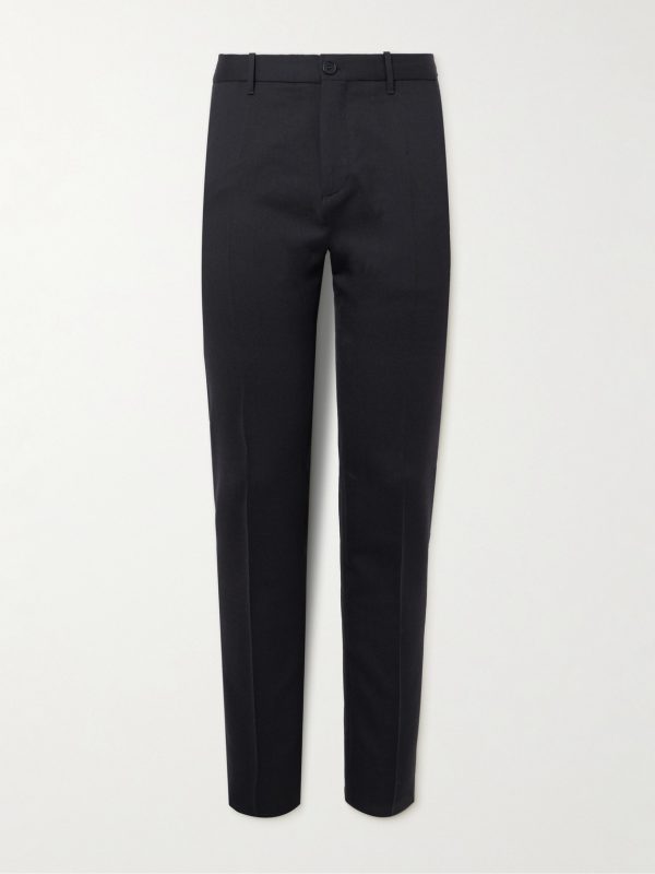 Venezia 1951 Slim-Fit Wool-Blend Tekno Flannel Trousers Venezia 1951 Slim-Fit Wool-Blend Tekno Flannel Trousers