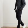 Venezia 1951 Slim-Fit Wool-Blend Tekno Flannel Trousers - OU Venezia 1951 Slim-Fit Wool-Blend Tekno Flannel Trousers - OU