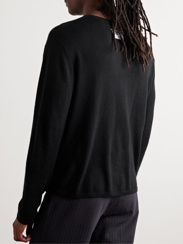 Kluna Logo-Appliquéd Cashmere Sweater - BK Kluna Logo-Appliquéd Cashmere Sweater - BK