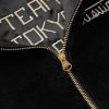 Reversible Embroidered Wool-Fleece and Silk-Satin Bomber Jacket - CU
