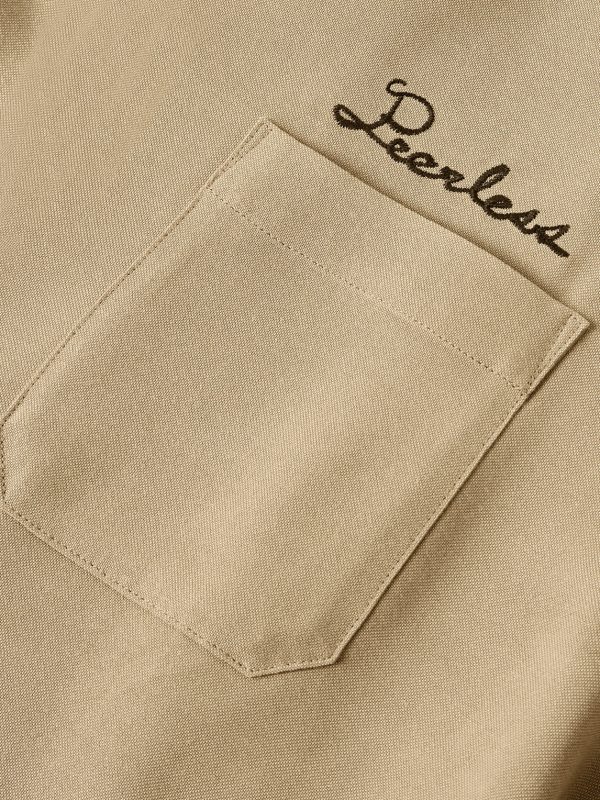 Keesey Convertible-Collar Logo-Embroidered Woven Shirt - CU Keesey Convertible-Collar Logo-Embroidered Woven Shirt - CU