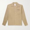 Keesey Convertible-Collar Logo-Embroidered Woven Shirt Keesey Convertible-Collar Logo-Embroidered Woven Shirt