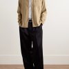 Keesey Convertible-Collar Logo-Embroidered Woven Shirt - OU Keesey Convertible-Collar Logo-Embroidered Woven Shirt - OU