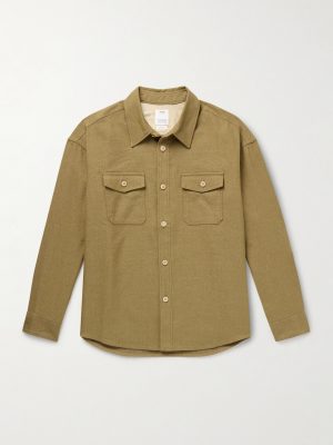 Wool and Linen-Blend Overshirt Wool and Linen-Blend Overshirt