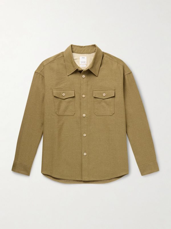 Wool and Linen-Blend Overshirt Wool and Linen-Blend Overshirt