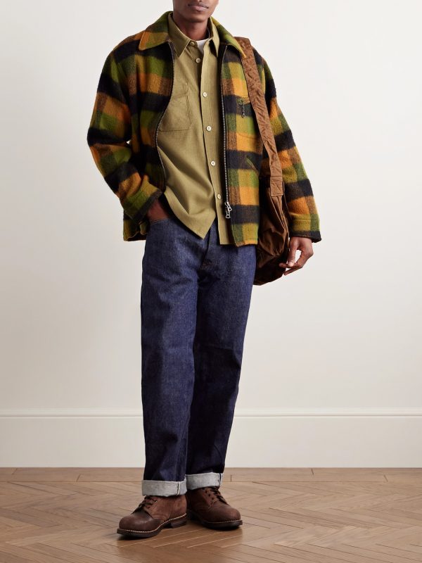 Wool and Linen-Blend Overshirt - OU Wool and Linen-Blend Overshirt - OU