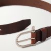 3.5cm Manille Leather Belt - E1