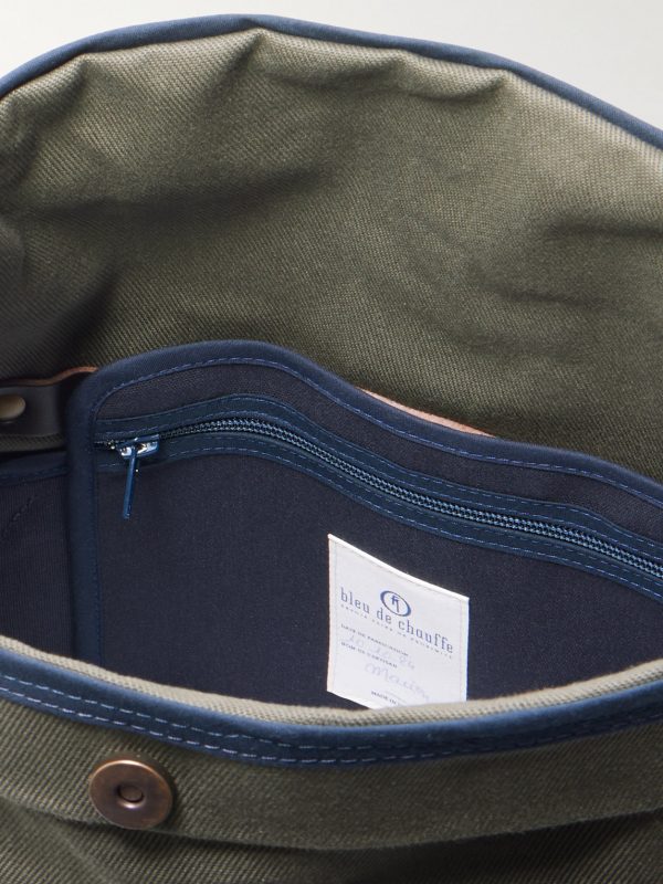 Jamy Leather-Trimmed Canvas Backpack - E1