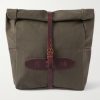 Jamy Leather-Trimmed Canvas Backpack