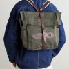 Jamy Leather-Trimmed Canvas Backpack - OU