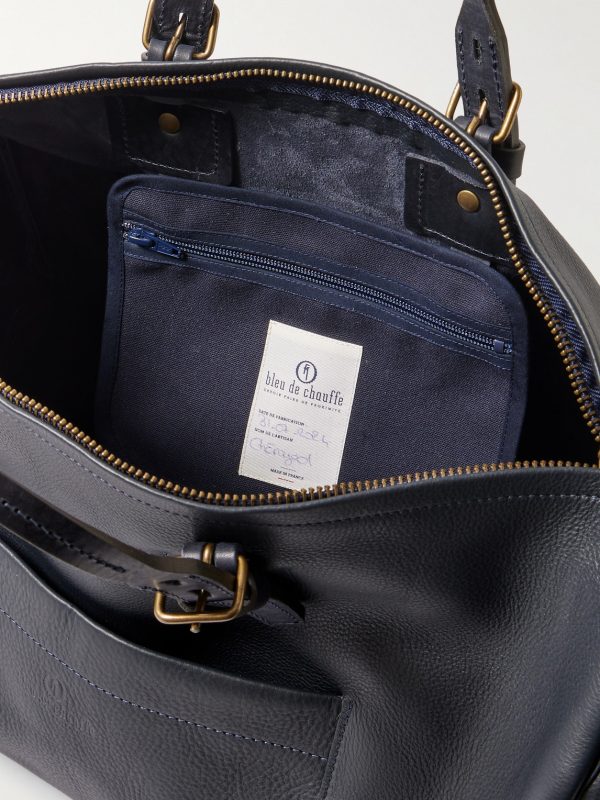 Full-Grain Leather Holdall - E1