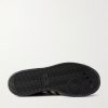 + Brain Dead Forest Hills Leather-Trimmed Textured-Suede Sneakers - E1 + Brain Dead Forest Hills Leather-Trimmed Textured-Suede Sneakers - E1