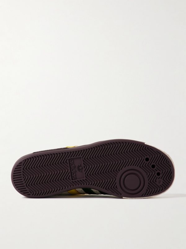 + Brain Dead Forest Hills Leather-Trimmed Brushed-Suede Sneakers - E1