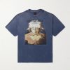 + Ghost in the Shell Distressed Printed Cotton-Jersey T-Shirt + Ghost in the Shell Distressed Printed Cotton-Jersey T-Shirt