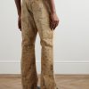 + Dr. Woo Bootcut Double-Knee Printed Cotton-Canvas Trousers - BK + Dr. Woo Bootcut Double-Knee Printed Cotton-Canvas Trousers - BK