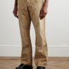 + Dr. Woo Bootcut Double-Knee Printed Cotton-Canvas Trousers - FR + Dr. Woo Bootcut Double-Knee Printed Cotton-Canvas Trousers - FR