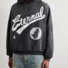 + Fear of God Distressed Logo-Print Cotton-Jersey Hoodie - FR