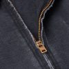 Corduroy-Trimmed Logo-Embroidered Distressed Cotton-Canvas Jacket - CU