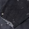 Corduroy-Trimmed Logo-Embroidered Distressed Cotton-Canvas Jacket - E1