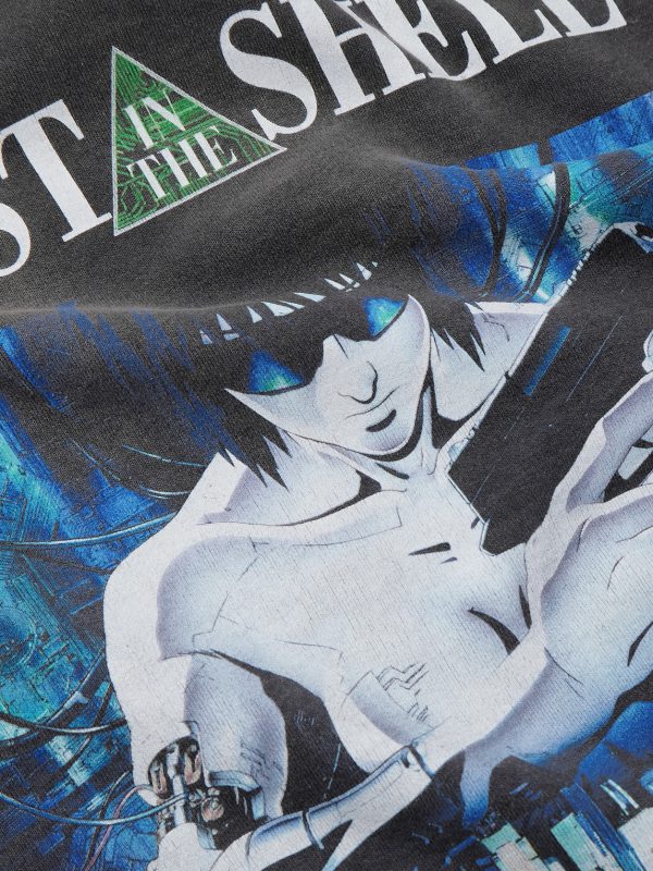 + Ghost in the Shell Printed Cotton-Jersey Sweatshirt - CU + Ghost in the Shell Printed Cotton-Jersey Sweatshirt - CU