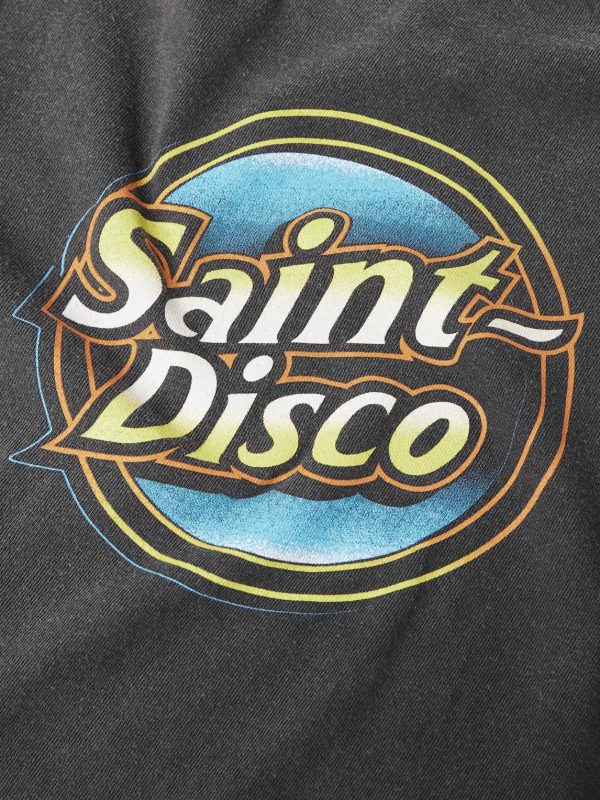 + TEFLON DISCO Distressed Printed Cotton-Jersey T-Shirt - E1 + TEFLON DISCO Distressed Printed Cotton-Jersey T-Shirt - E1