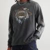 + TEFLON DISCO Distressed Printed Cotton-Jersey T-Shirt - FR + TEFLON DISCO Distressed Printed Cotton-Jersey T-Shirt - FR