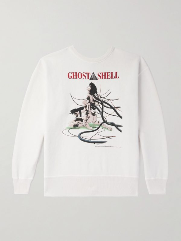 + Ghost in the Shell Printed Cotton-Jersey Sweatshirt